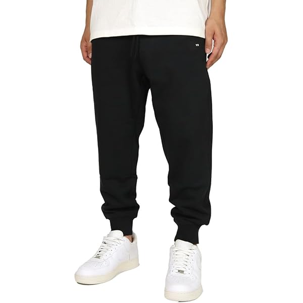 Y-3 ウール ポリエステル ブラック ジョガーパンツ サイズXL ジョガーパンツ Y-3(ワイスリー) パンツ・ボトムス(メンズ